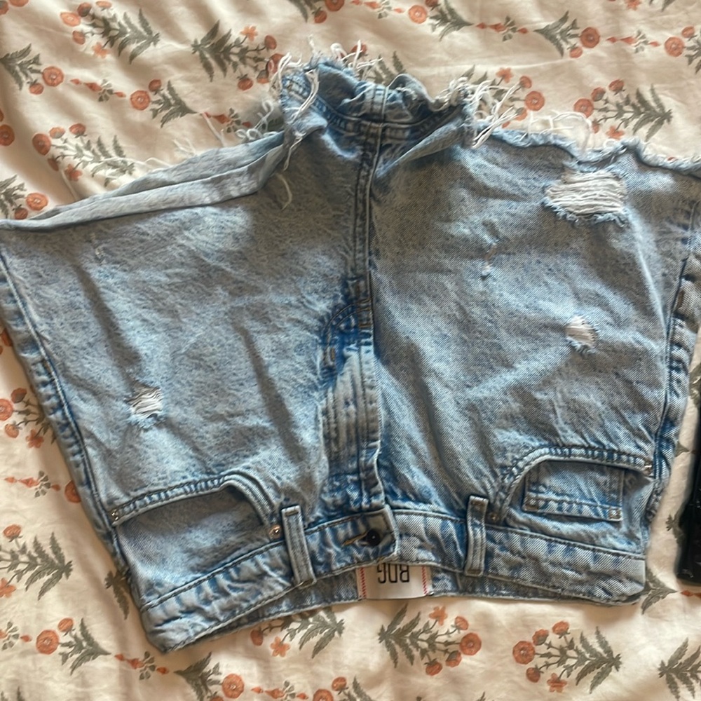 Denim and Leather shorts bundle!